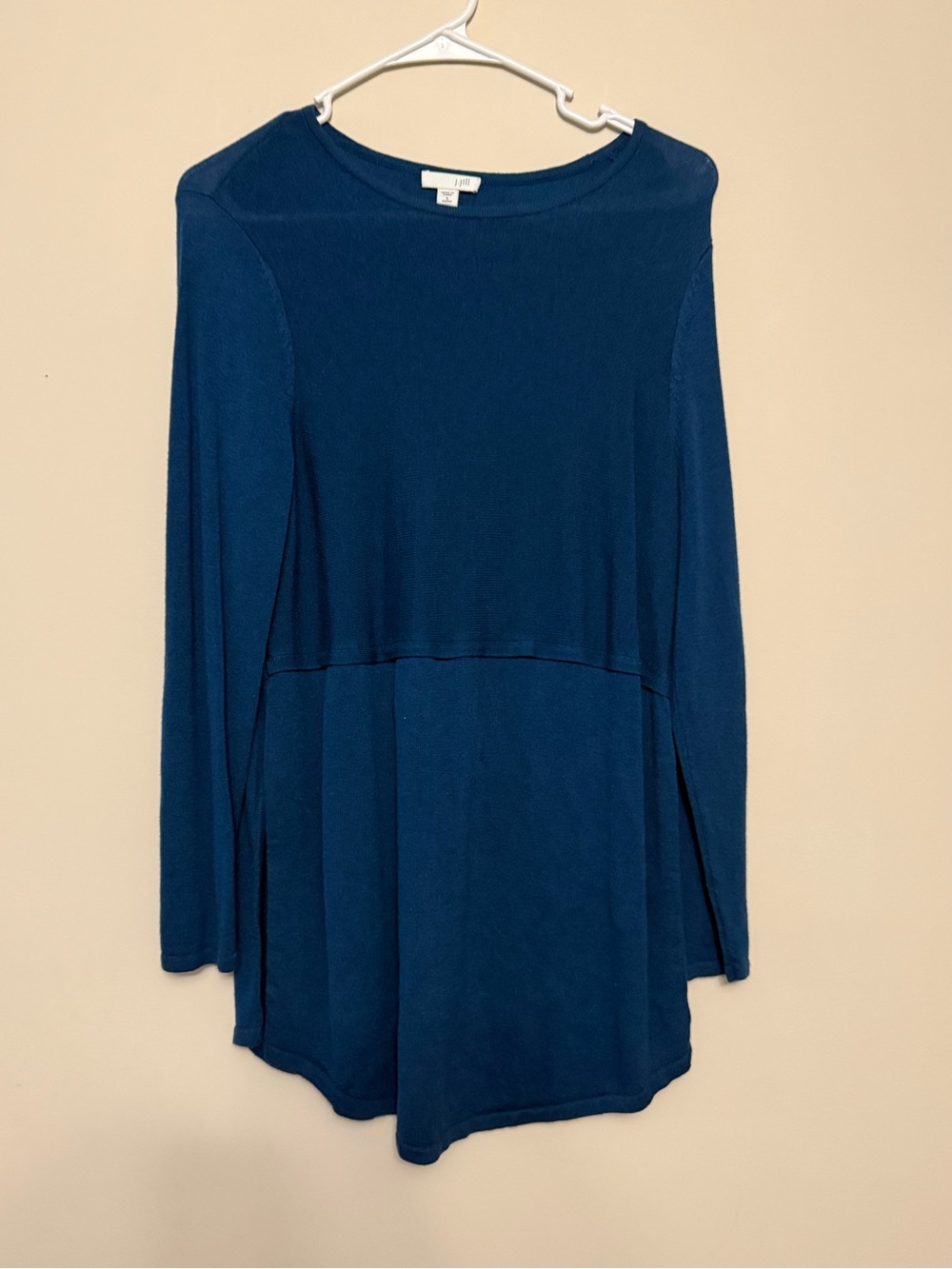 J. Jill Deep Teal Long-Sleeve Tunic Top
